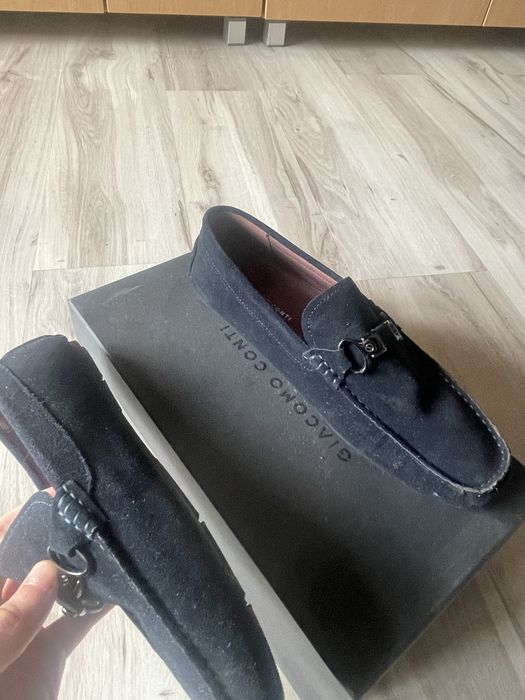 Mokasyny / loafersy Giacomo Conti skóra