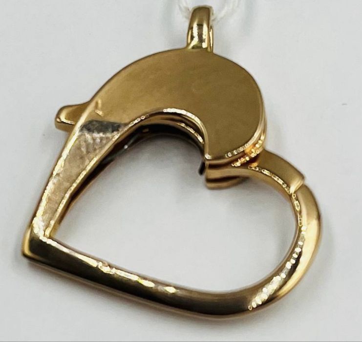 #кулон#золото585# красное#цирконій#размер 2,2*2,2см # цирконий#