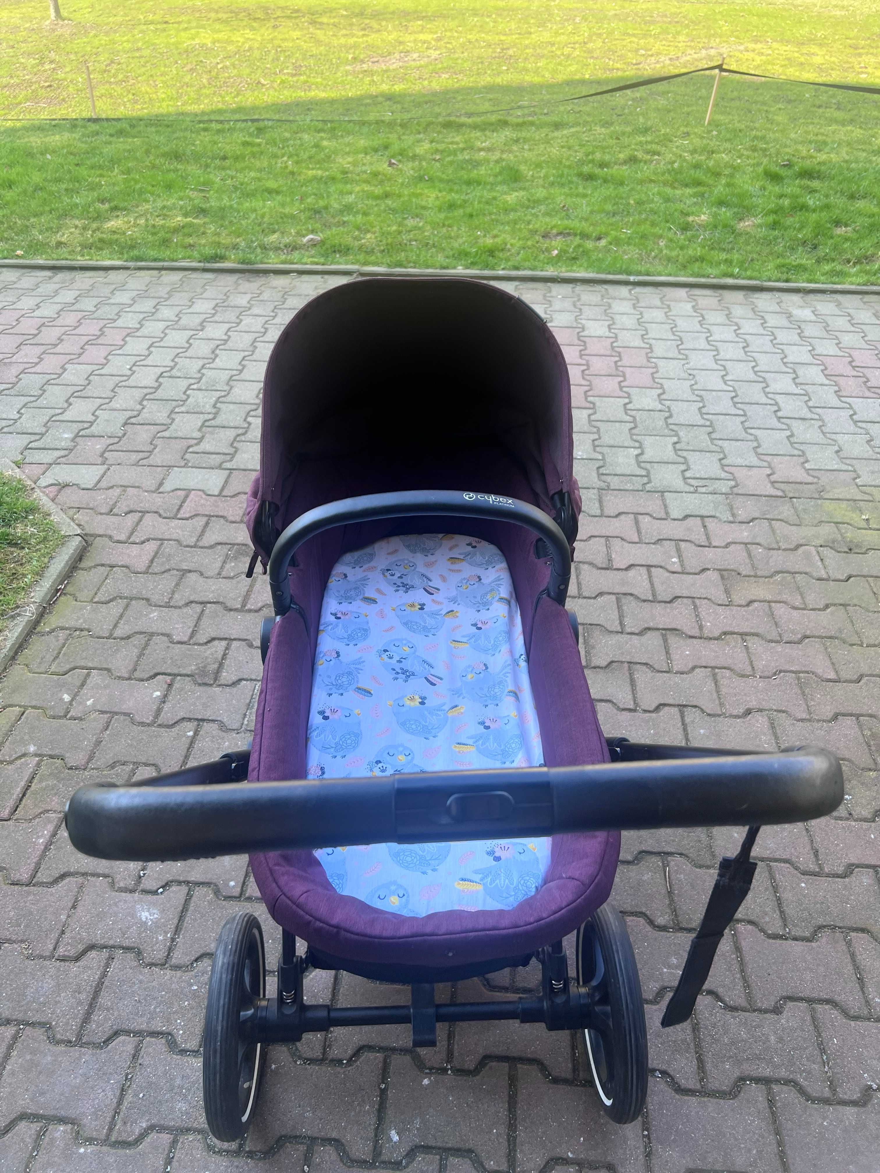 Wózek cybex Priam-gondola+spacerówka +fotelik-nosidełko