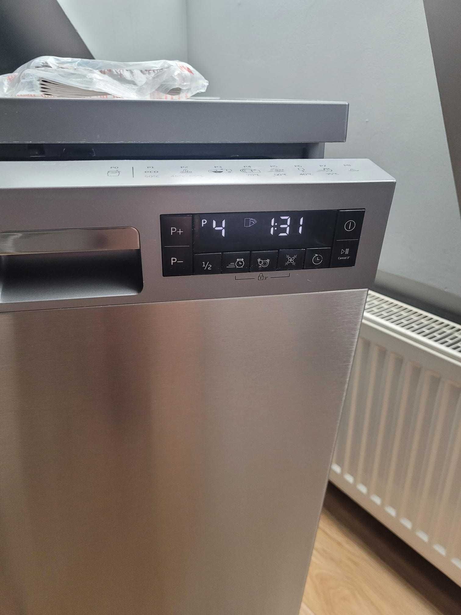zmywarka Beko DFS28131X szerokość 45 wolnostojąca szuflada na sztućce