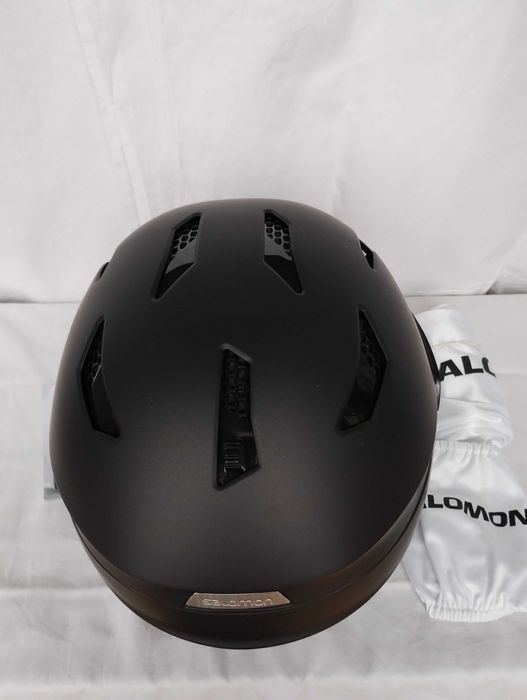 Kask narciarski Salomon Driver S All Black Silver L 59-62cm