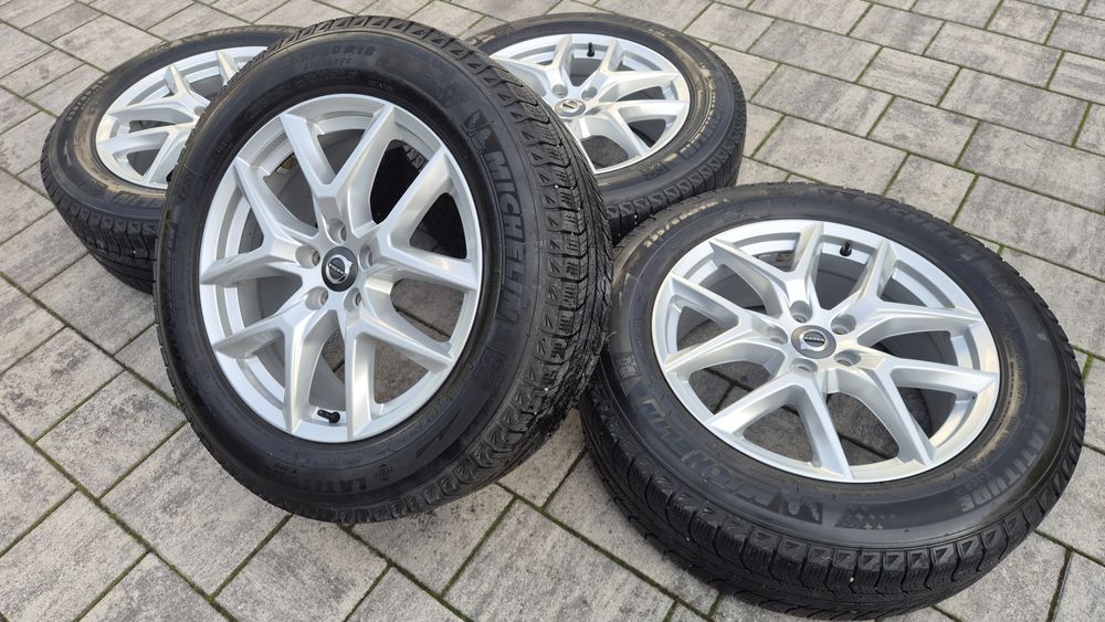 Alufelgi Volvo 5x108 xc60 18cali koła opony ZIMOWE Michelin 235/60 R18