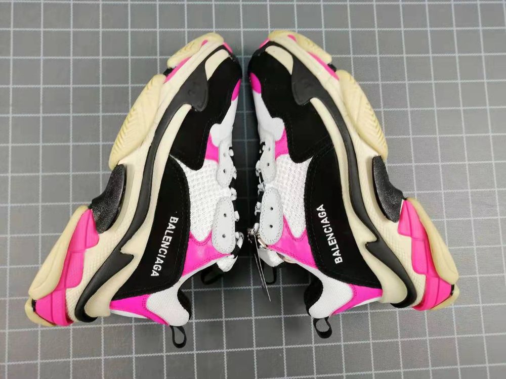 Trampki Balenciaga Triple S Czarne/Białe/Różowe