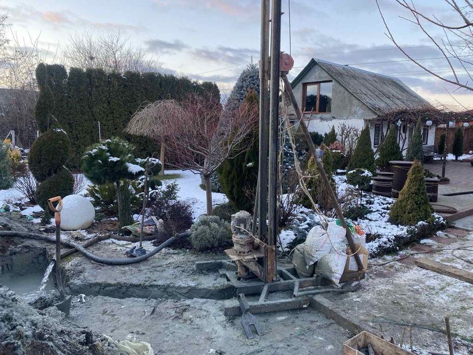 Буріння + монтаж на воду Обухівський район