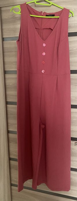 Рожевий літній жіночий комбінезон