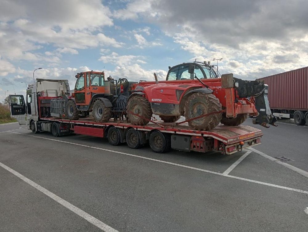 MAN TGX  Man TGX low deck   naczepa tele mega