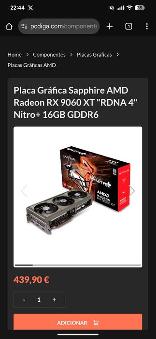 PC Gaming 9060XT 16GB