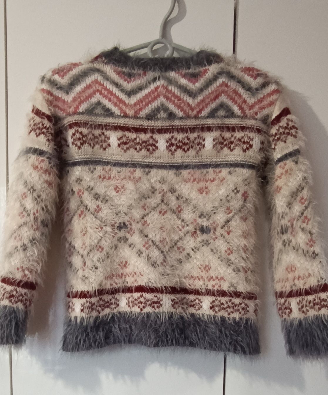 Okazja! Oryginalny ciepły sweter Zara Girl's winter r 128