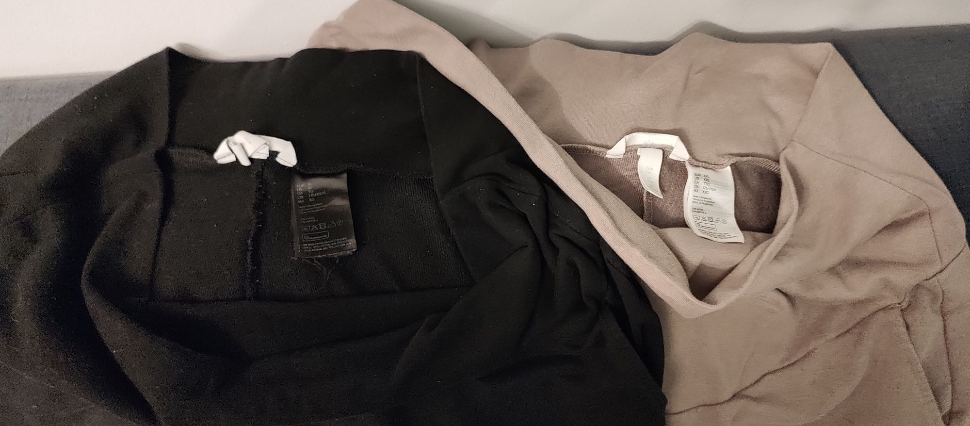 Spodnie ciążowe dresowe 3 pary h&m xl/xxl