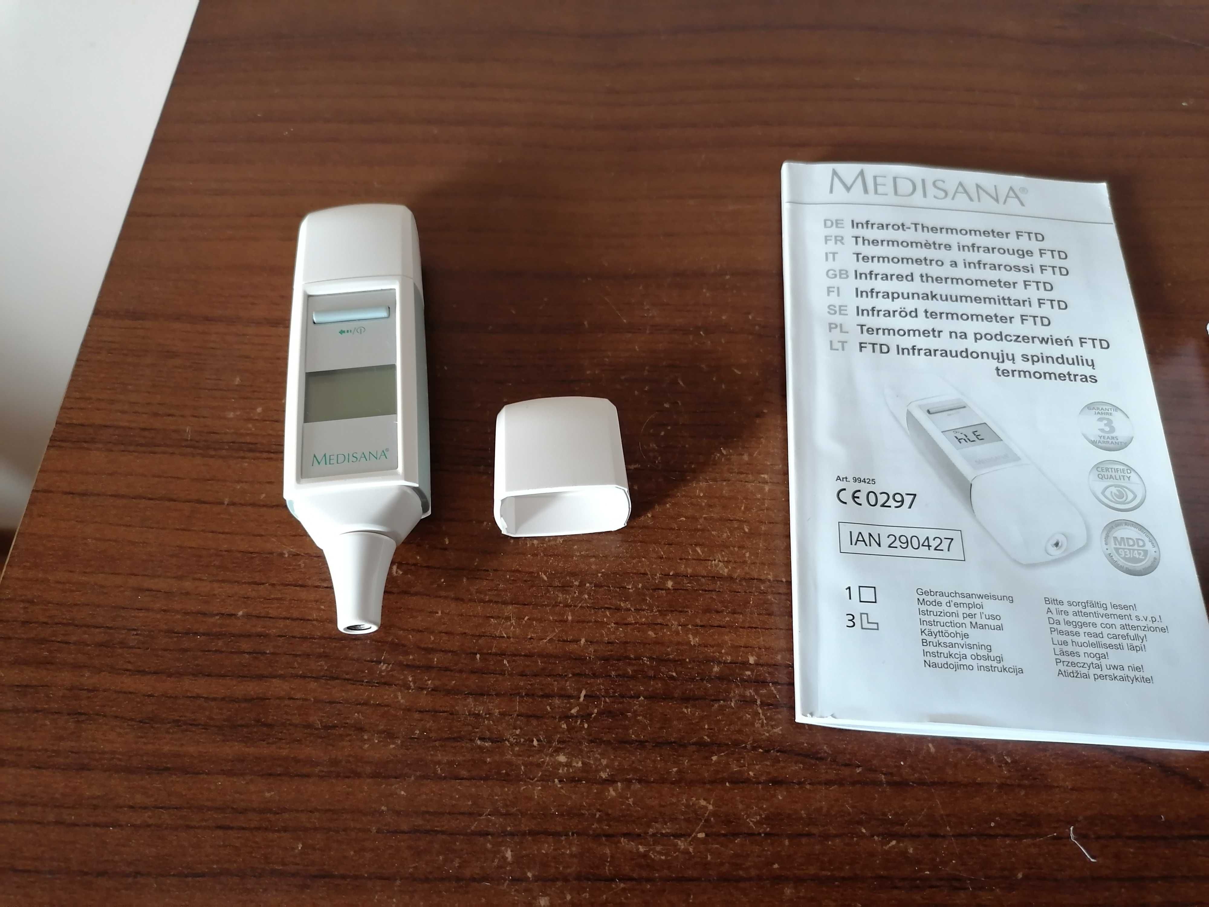 Bezdotykowy termometr "Medisana" w pudełku