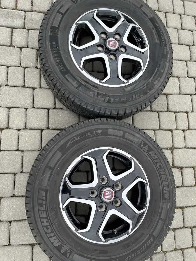 Alufelgi 5x130 16”  Fiat Ducato Citroen Jumper Boxer Kamper 225/75/16C