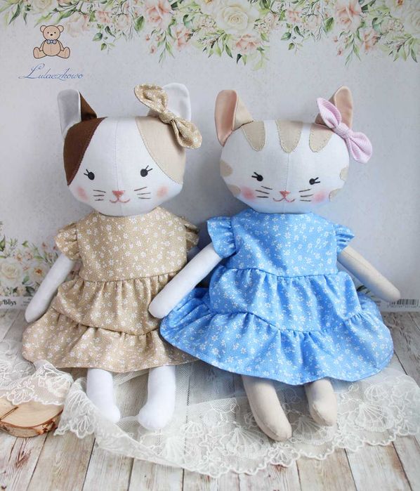 Przytulanki ręcznie szyte, maskotki, kotki, sarenki, króliczki, liski