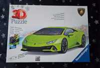 Puzzle 3D Ravensburger Zielone Lamborghini Huracán EVO licencja