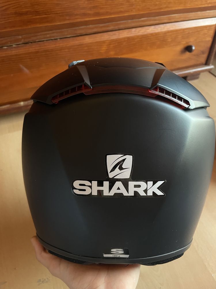 Capacete Shark Preto Mate - Tamanho S