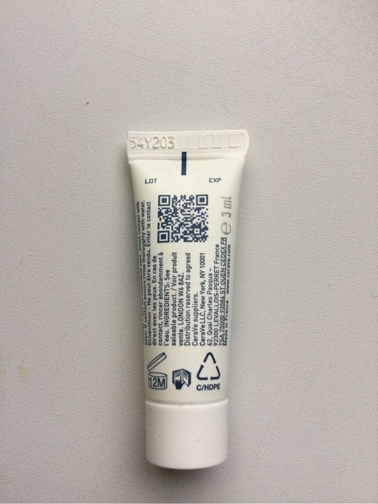 Cerave nowy krem nawilżający do twarzy 3 ml