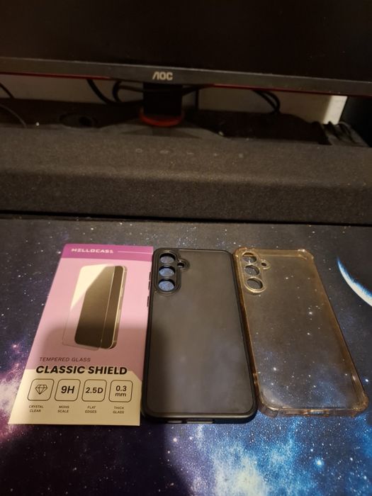 Etui 2x Samsung A55 5G+Szkło Hartowane Nowe!