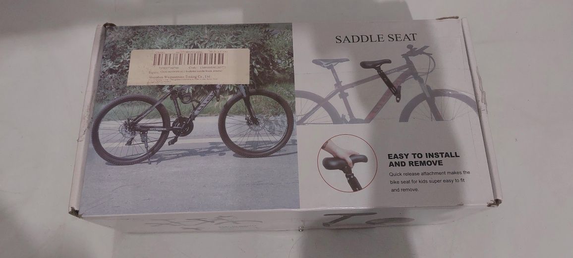 Banco de bicicleta transporte de criança