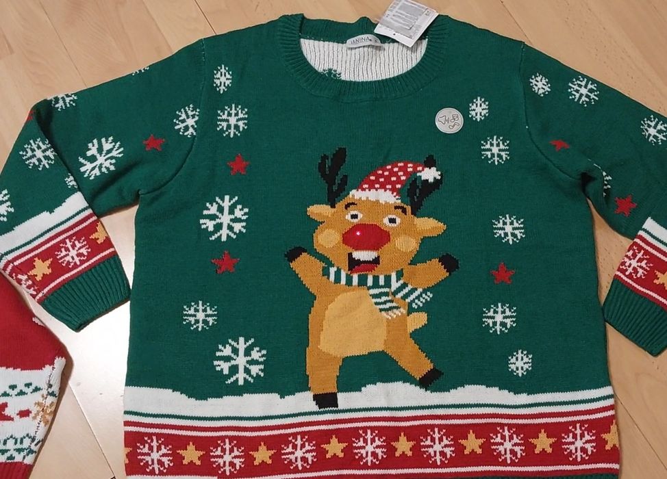 Sweter męski i damski grający xl i s