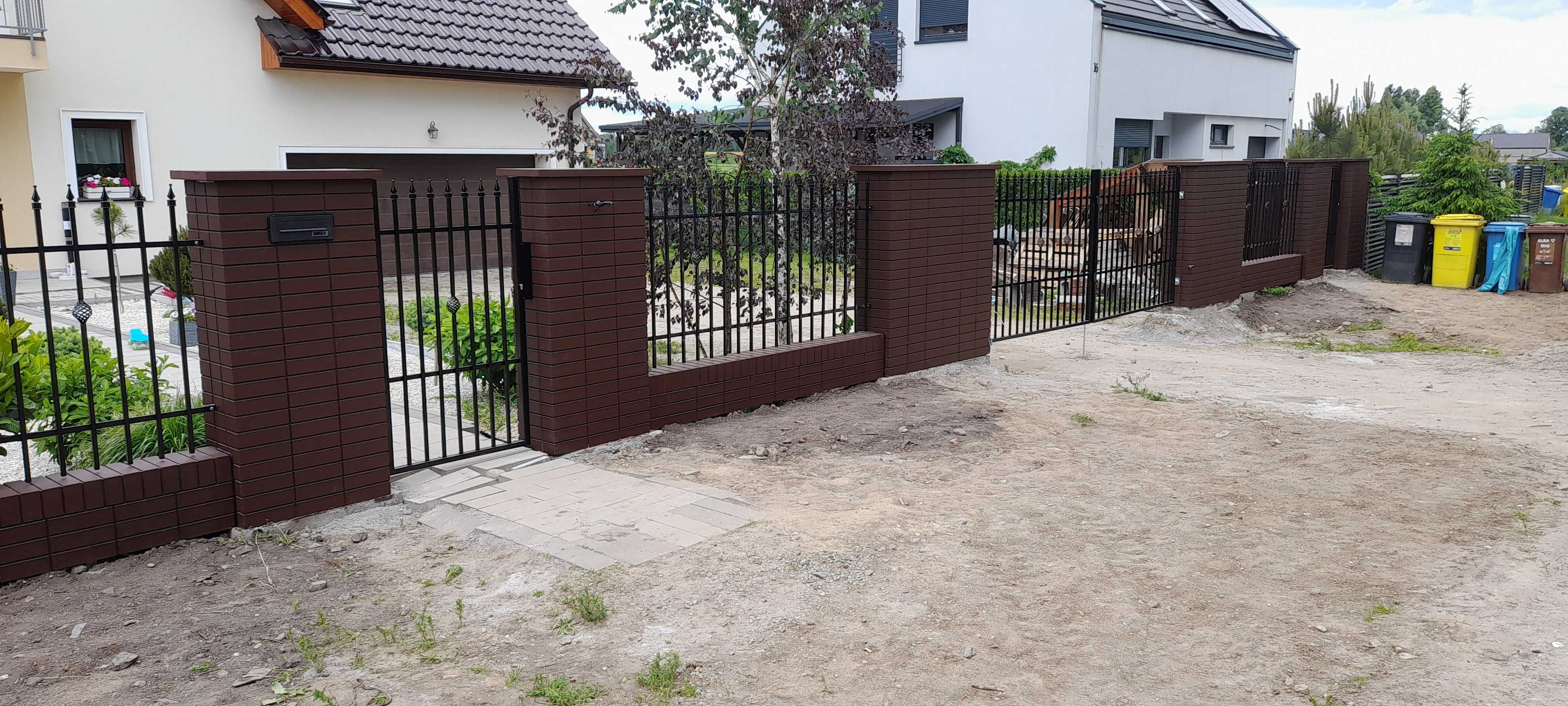 Ala klinkier, Imitacja Klinkieru, bloczek ogrodzeniowy podmurówka płot