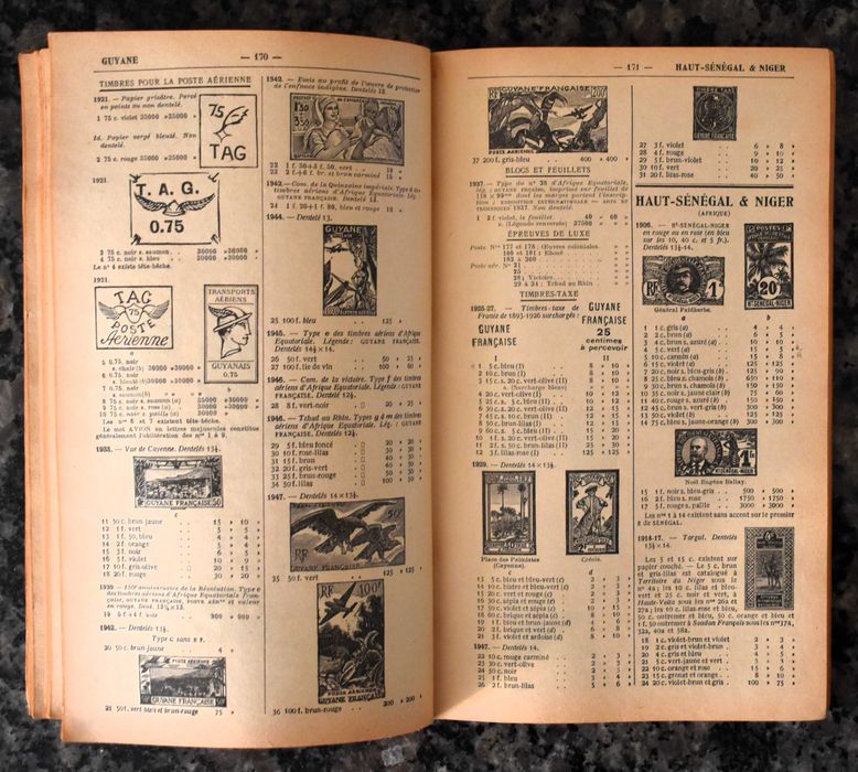 Catalogue de Timbres-Poste - France & Colonies (vintage-1952)