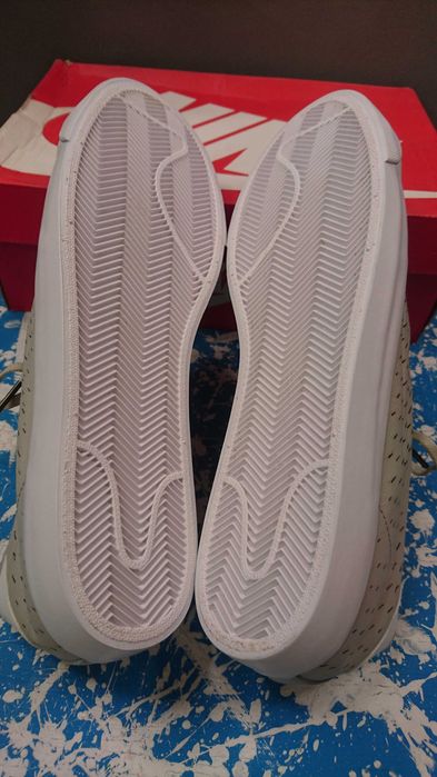 Buty Nike All Court 2 Low Leather Pale Grey White R.44,5