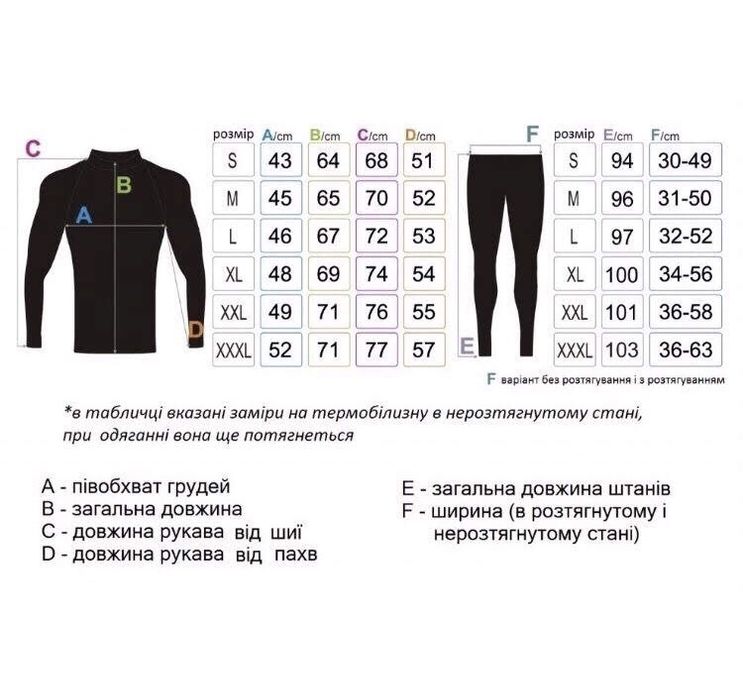 Термобілизна RADICAL чоловіча жіноча, є дитяча + БАЛАКЛАВА!