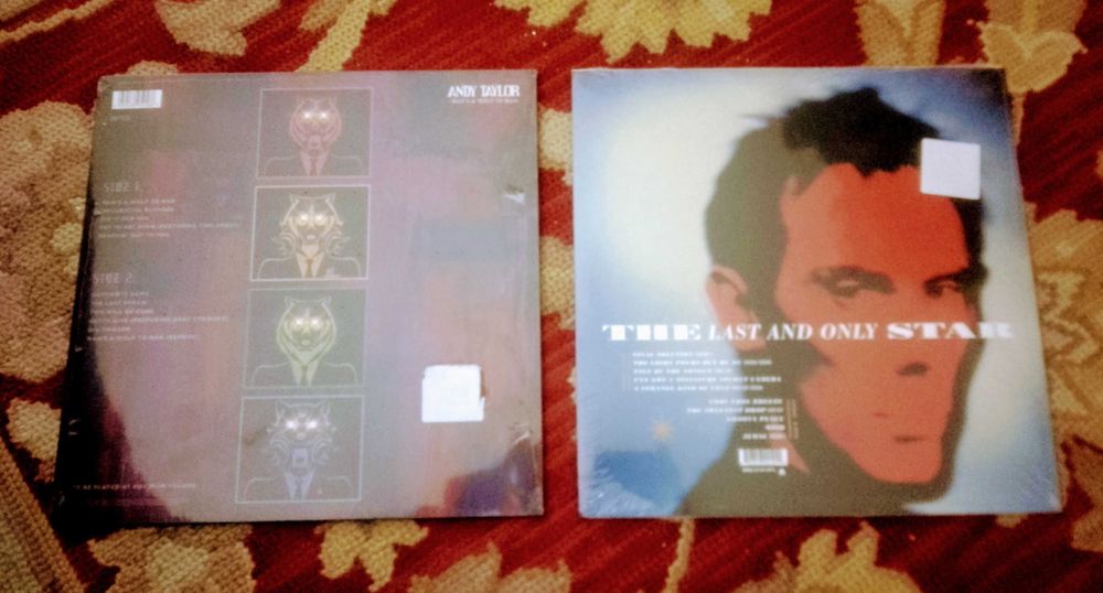 Álbuns em vinil de Peter Murphy e Andy Taylor