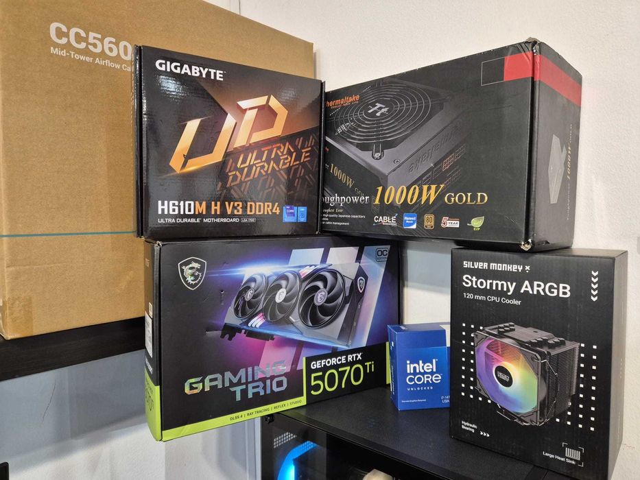 Intel i7 14700KF RTX 5070Ti Super komputer gamingowy do gier