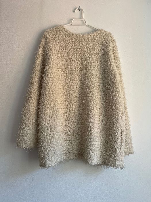 Casaco comprido branco