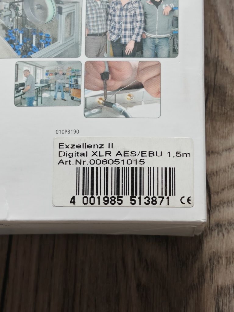 In Akustik EXZELLENZ DIGITAL 1,5 m przewód XLR AES/EBU
