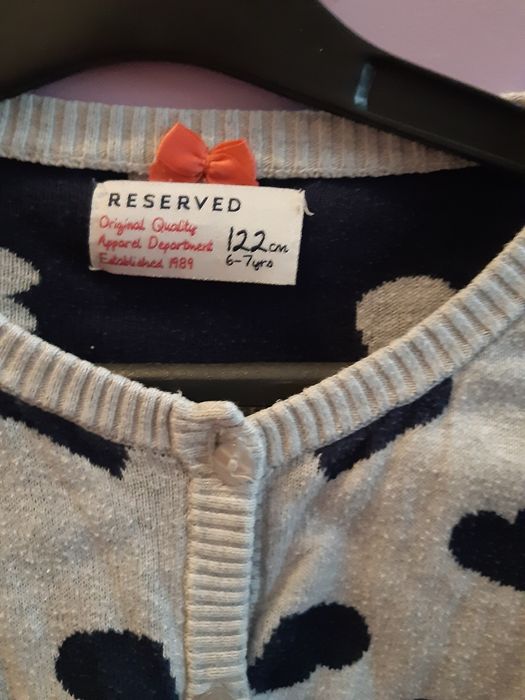 Sweterki H&M reserved  rozmiar 122/128