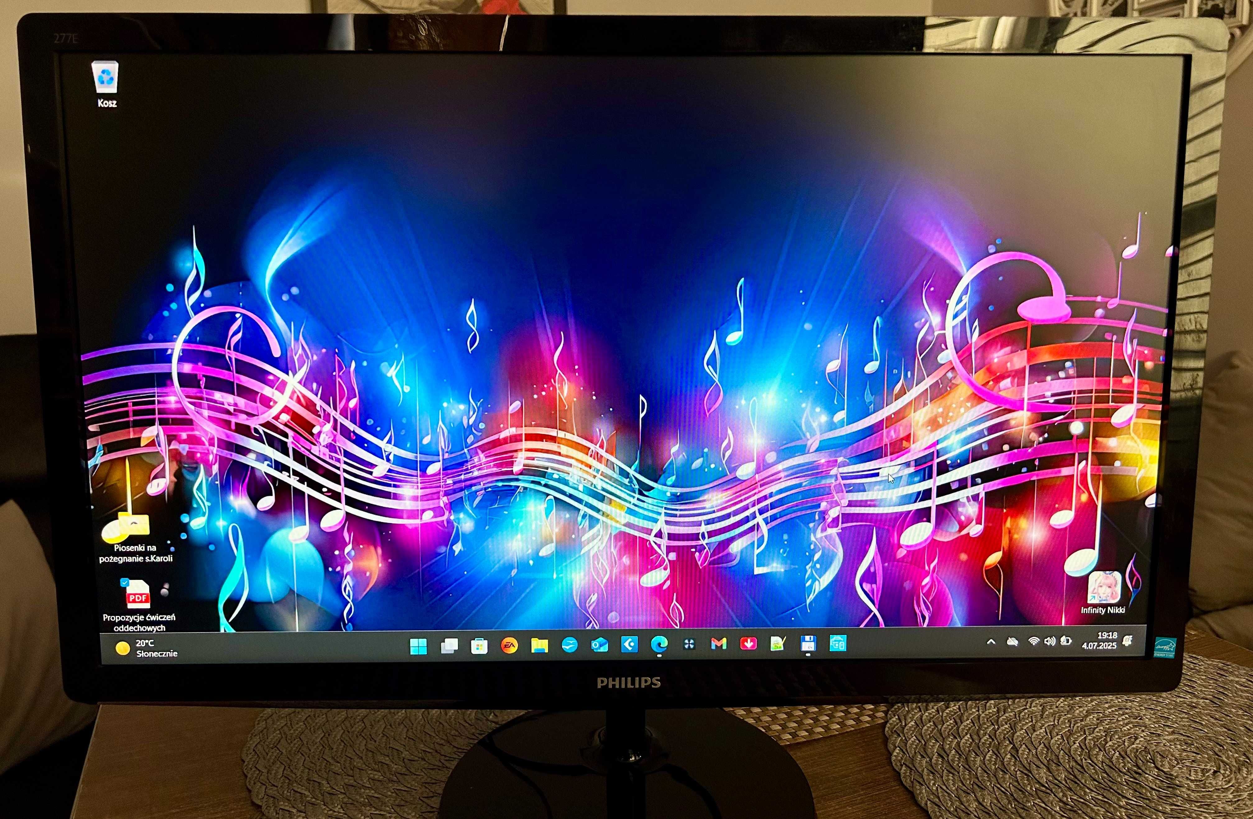 Monitor 27 cali Philips z głosnikami