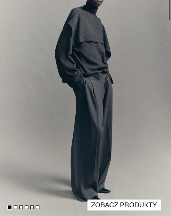 Брюки класичні широкі H&M