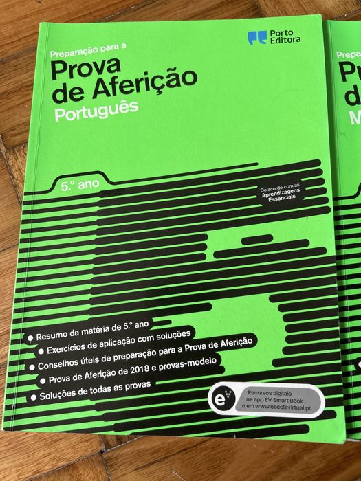 Provas de Aferição Matemática e Português 5to ano Editora Porto