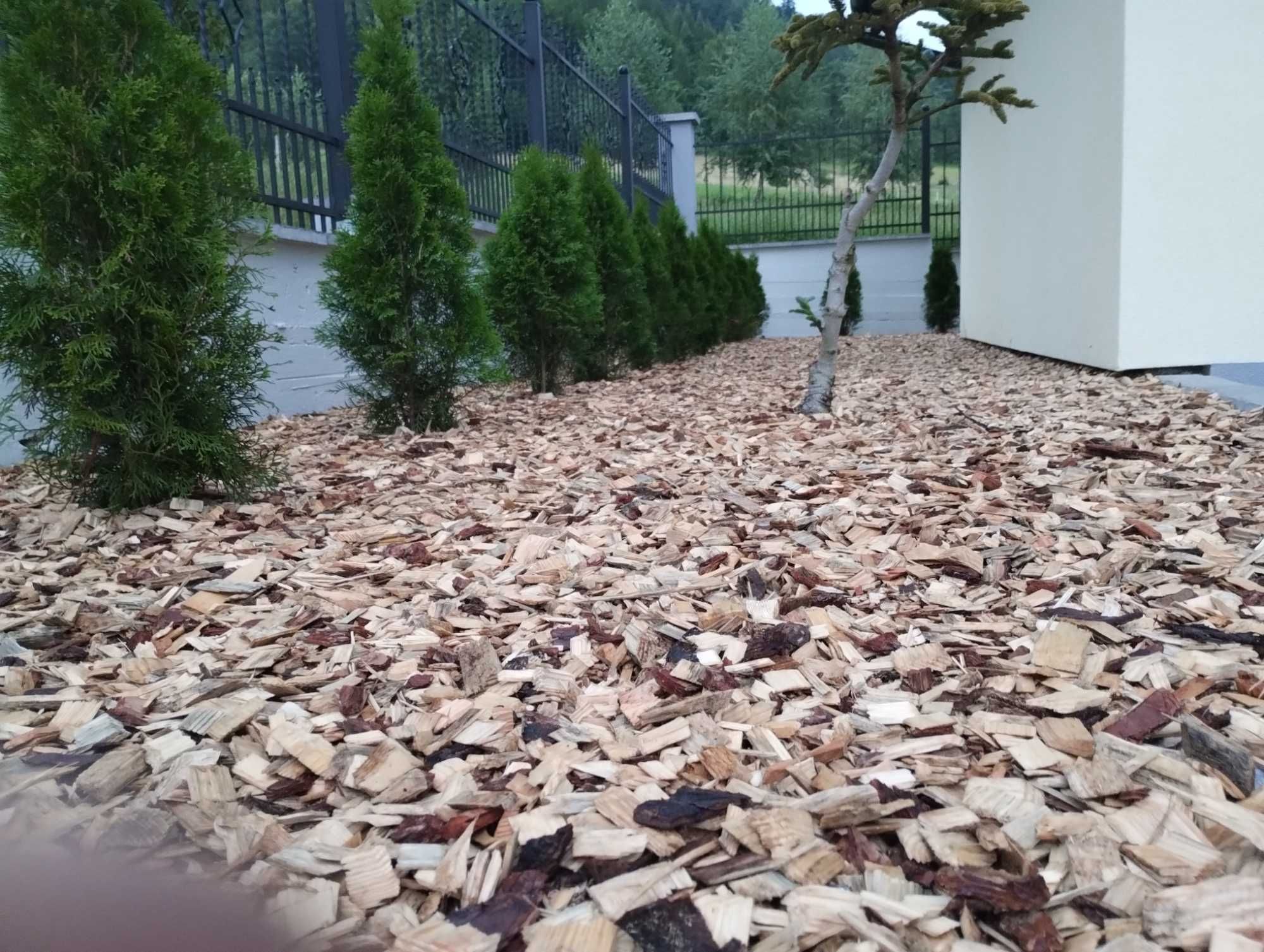 kora zrębka drzewna PODŁOŻE DO OGRODU do Ściółkowania