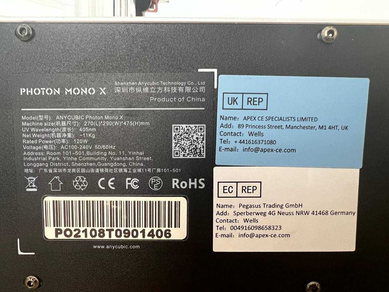 3Д Принтер ANYCUBIC Photon Mono X б/у