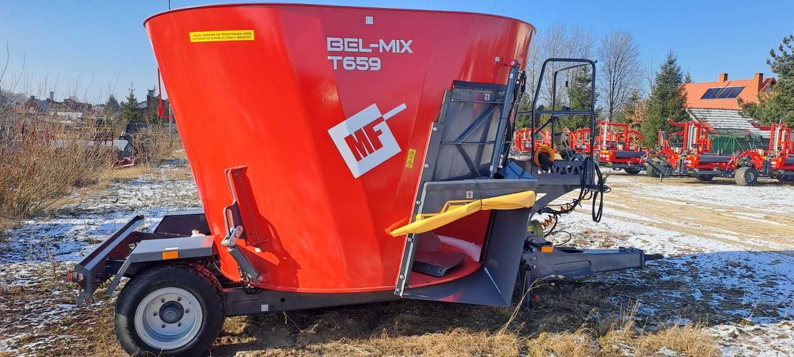 Wóz paszowy Bel-Mix Metal-Fach T 659 Obniżony - Paszowóz  10 m3