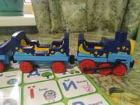 Іграшковий потяг та вагони Playmobil (Geobra 1990)