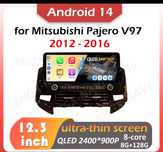 Штатная магнитола Mitsubishi Pajero 4 V97 android 07-20 GPS WiFi QLED