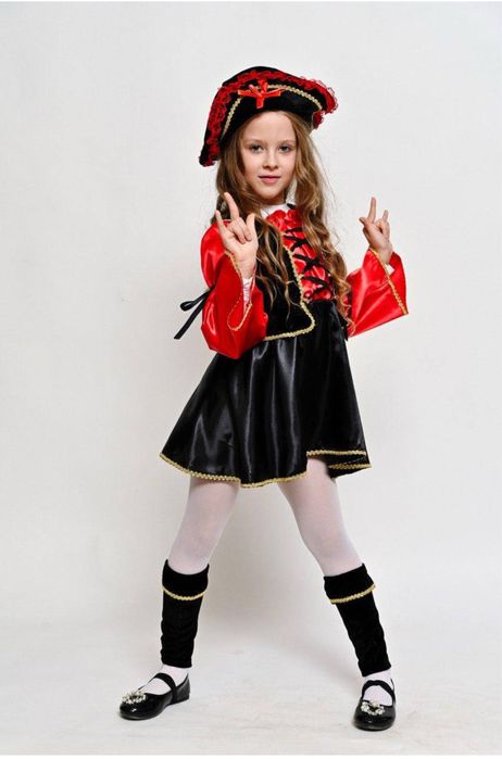 Дитячий карнавальний костюм Піратка на 4-6 років