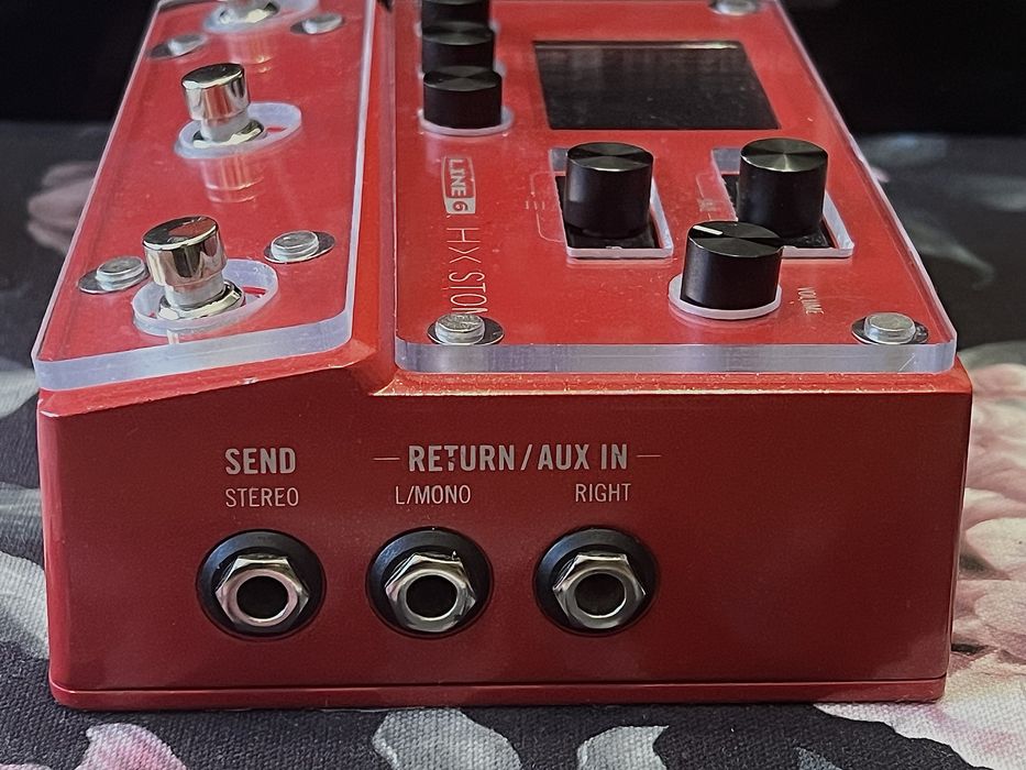 Line6 HX Stomp limited edition red + Mission SP1-L6H + KnK Shields
