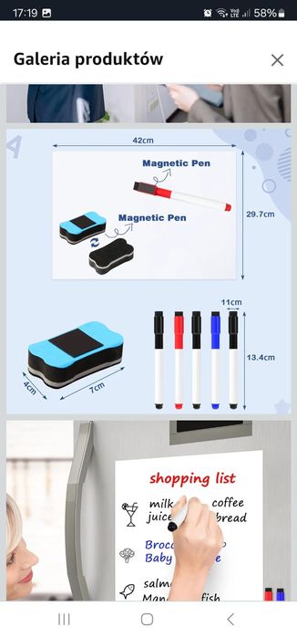 Tablica magnetyczna A3