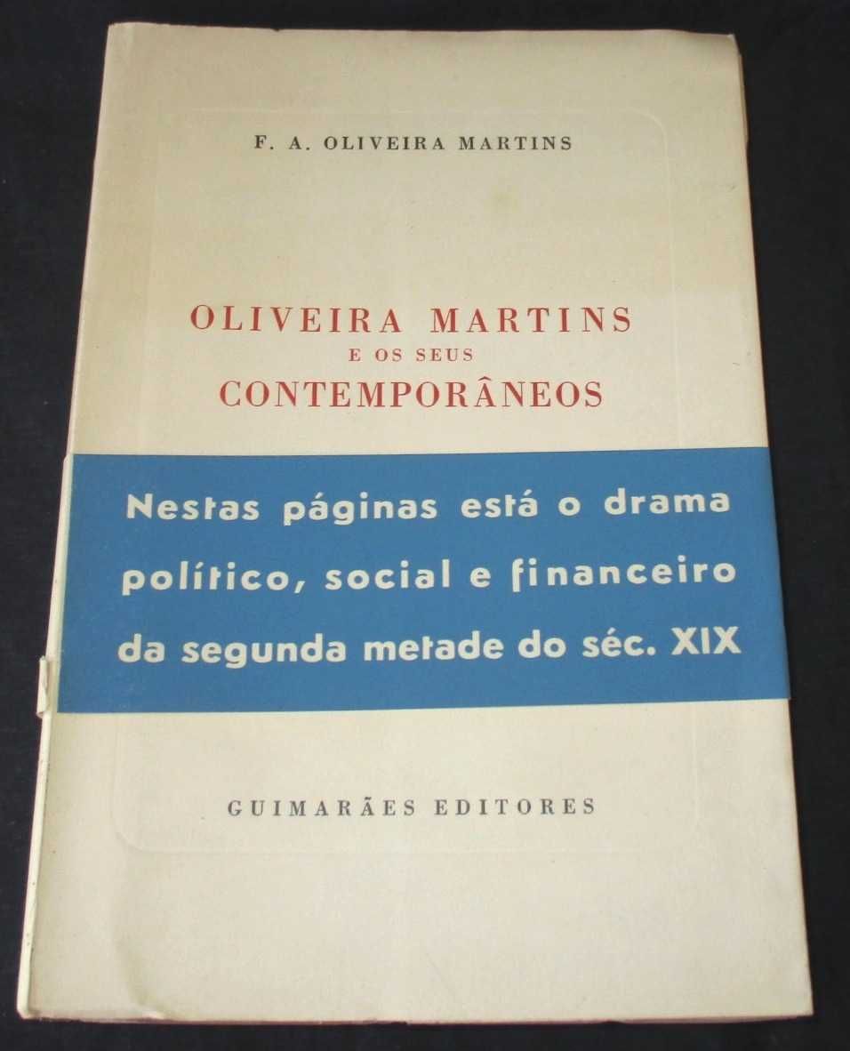 Livro Oliveira Martins e os seus Contemporâneos 1960