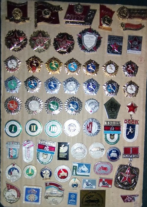 Значки спорт СРСР 630 шт.