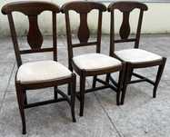 Conjunto de 6 cadeiras em madeira maciça — 150 €