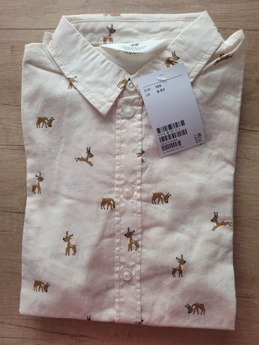 koszula świąteczna h&m r 134