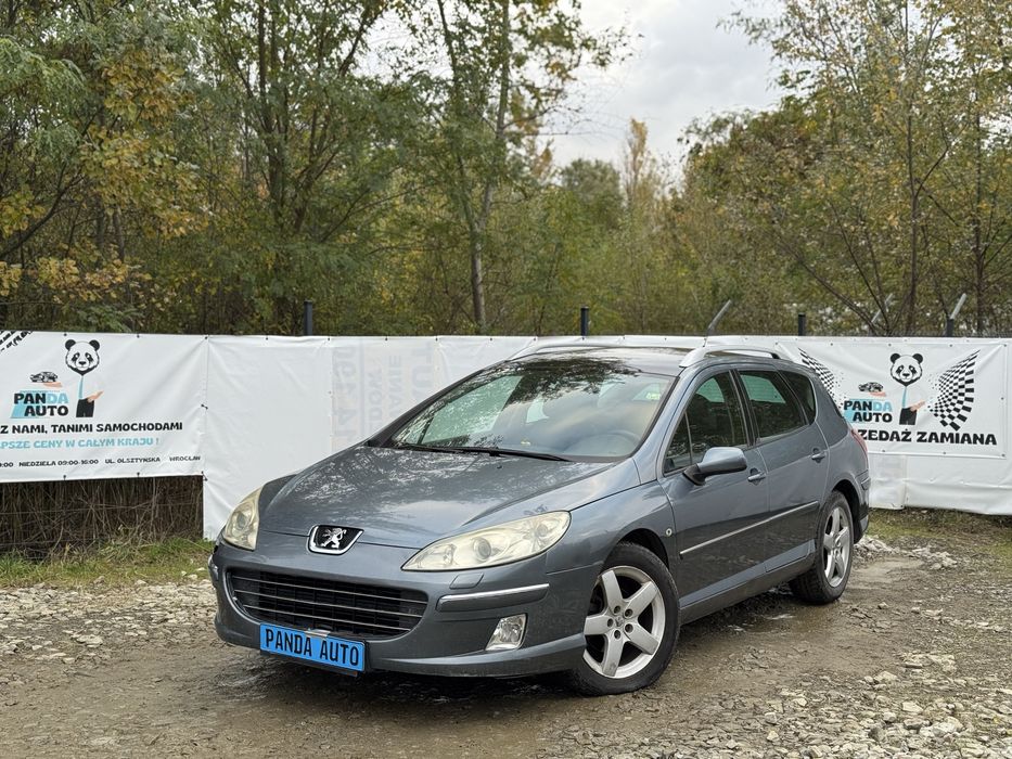 Peugeot 407 SW 2.0 HDI ~ Automat ~ Skóra ~ Panorama ~ Navi ~ Zamiana
