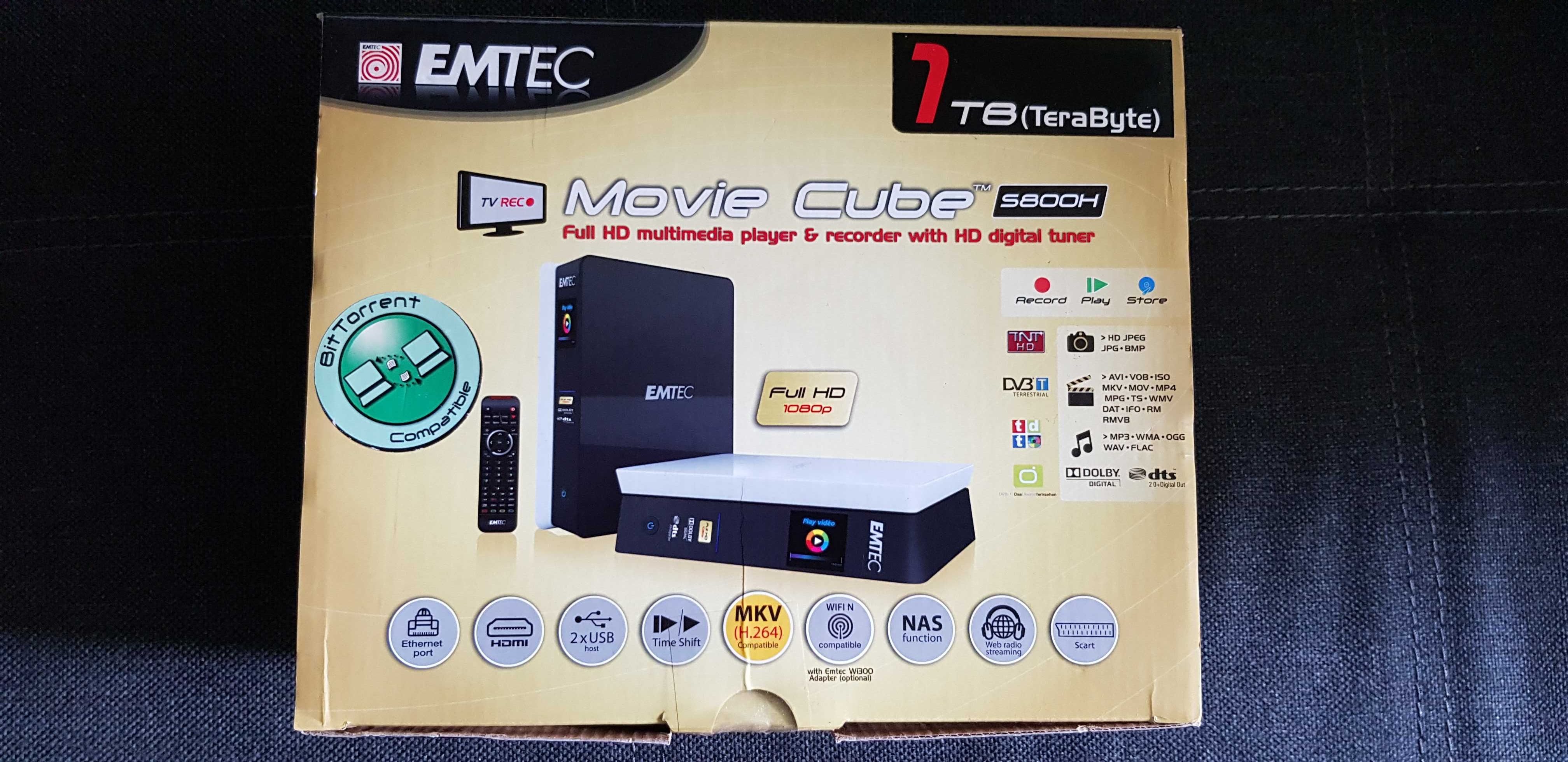 Emtec Movie Cube S800H - Wielofunkcyjne Urzadzenie Multimedialne