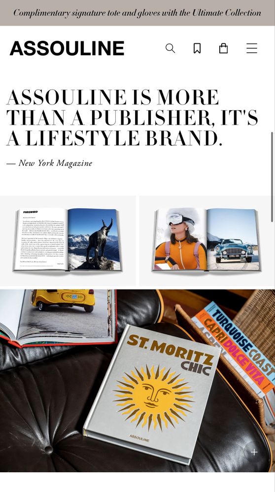 Tablebook książka „St. Moritz Chic” – Assouline