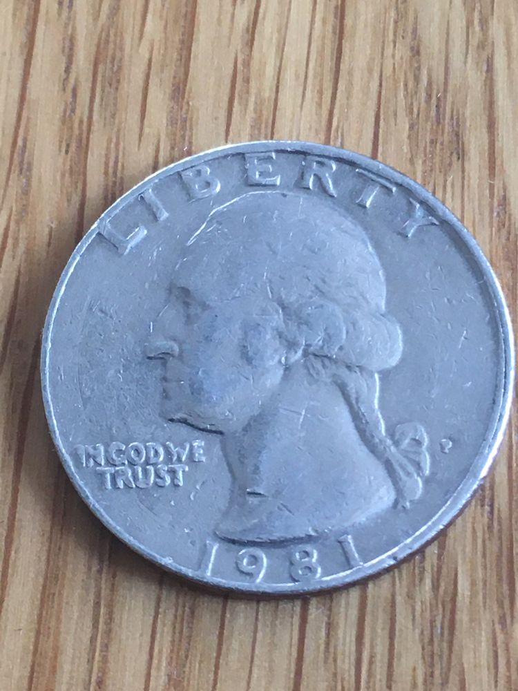 Moneta Quarter dollar 1981